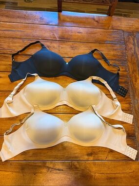 Honeylove Seamless Molding Bras in Black, Beige & Nude